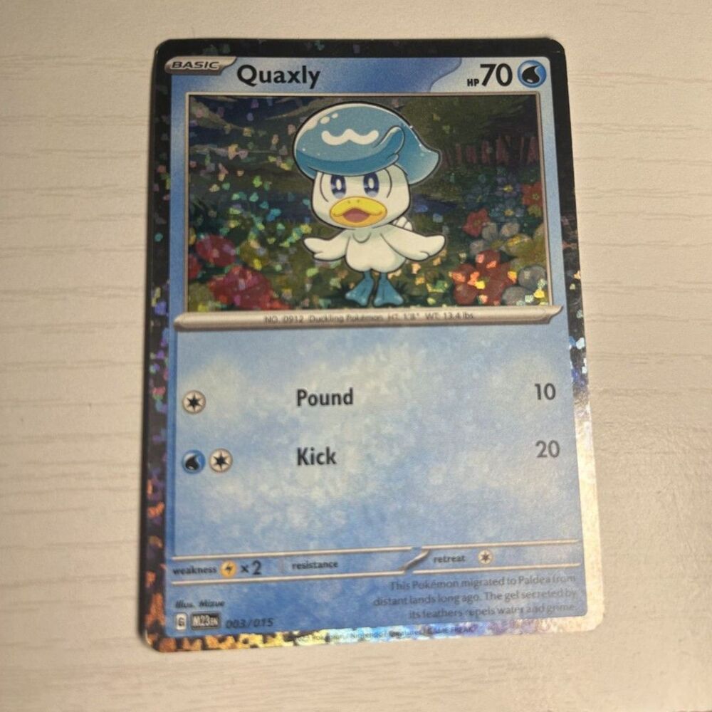 Quaxly #3 Pokemon McDonalds 2023 Near Mint